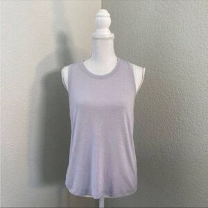 Lululemon Women's Light Purple Sleeveless Crew Neck Racerback Muscle Tank Top